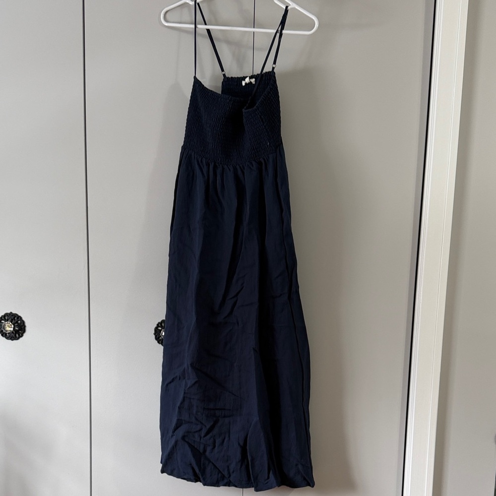 Z Supply Navy Beachside Maxi Dress